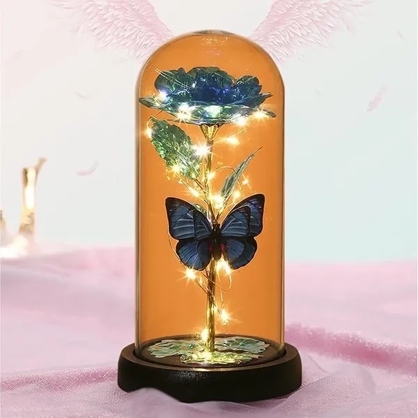 Blue_Glass_And_Plastic_Premium_Decorative_Led_Rose_For_Home_And_Accessories