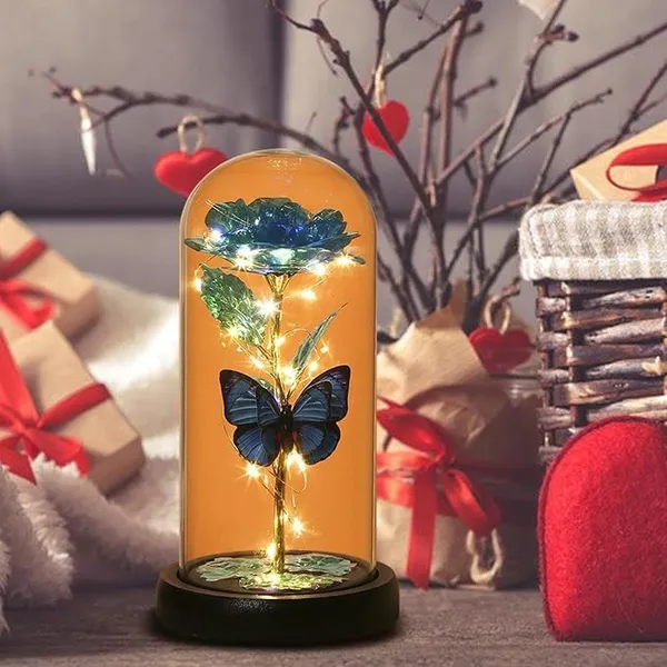 Blue_Glass_And_Plastic_Premium_Decorative_Led_Rose_For_Home_And_Accessories