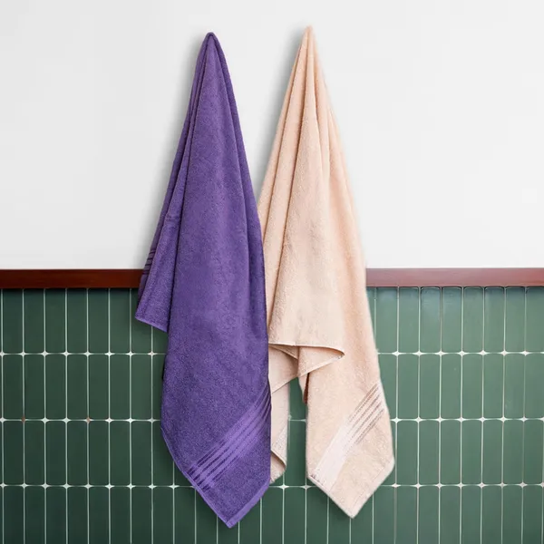 Matt_Purple_And_Desert_Sand_Cotton_Premium_Bath_Towel_For_Home_And_Accessories_Pack_Of_2