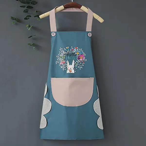 Blue_Polyester_Premium_Kitchen_Apron_For_Home_And_Accessories