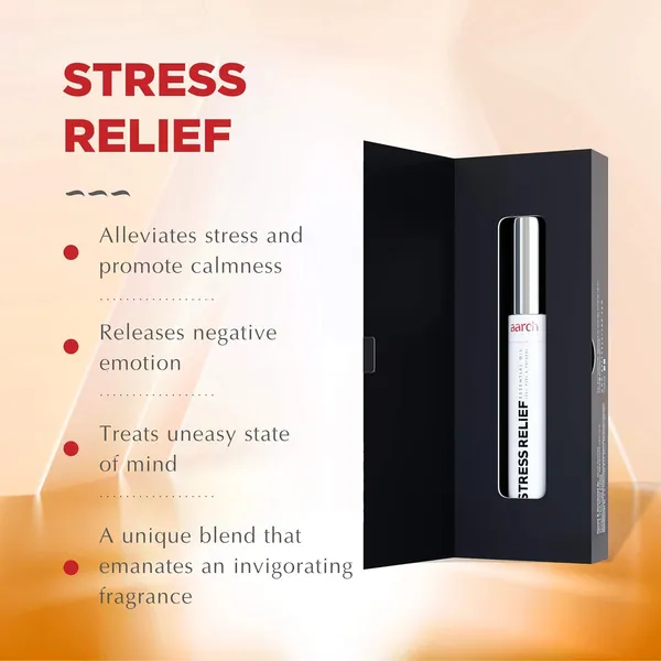 White_&_Black_Stress_Relief_Essential_Oil_Blend._Roll_On._15_Ml_Natural_&_Pure