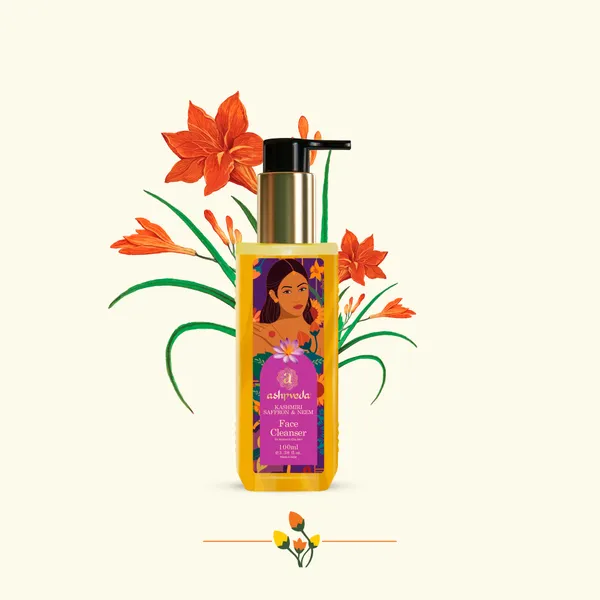 Kashmiri_Saffron_&_Neem_Face_Cleanser_For_Normal_To_Oily_Skin-100Ml