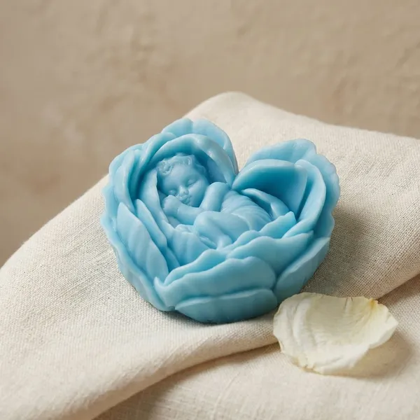 Pack_Of_3_Multicolor_Premium_Wax_Sleeping_Baby_In_Heart_Candle_For_Home_Decor