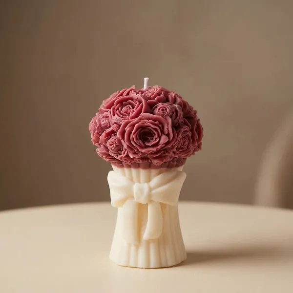 Pack_Of_2_White_And_Maroon_Premium_Wax_Rose_Bouquet_Candle_For_Home_Decor
