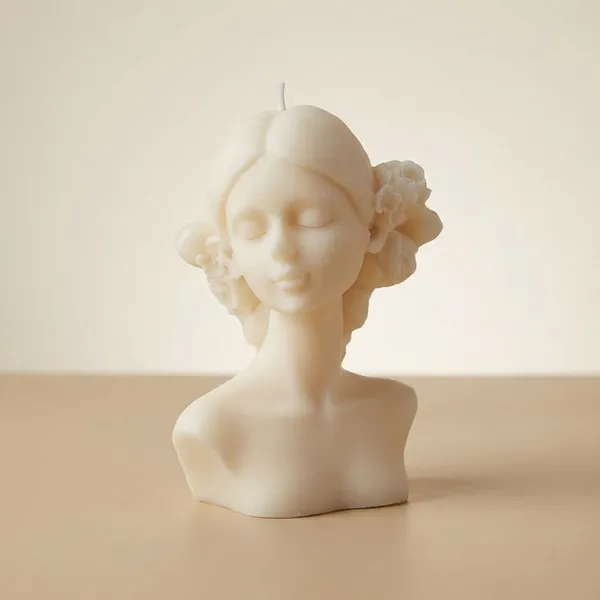 White_Premium_Wax_Lady_In_Beauty_Candle_For_Home_Decor