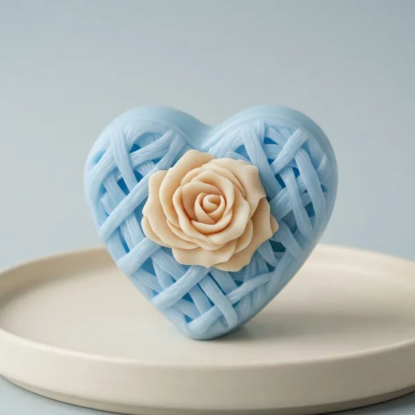 Pack_Of_2_Blue_And_White_Premium_Wax_Heart_Candle_For_Home_Decor