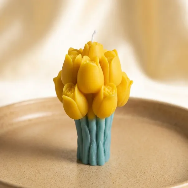Yellow_And_Blue_Premium_Wax_Tulip_Bouquet_Decorative_With_Stems_Candle_For_Home_Decor