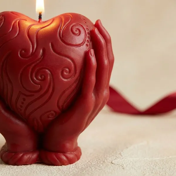 Red_Premium_Wax_Heart_In_Hand_Candle_For_Home_Decor