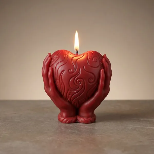 Red_Premium_Wax_Heart_In_Hand_Candle_For_Home_Decor