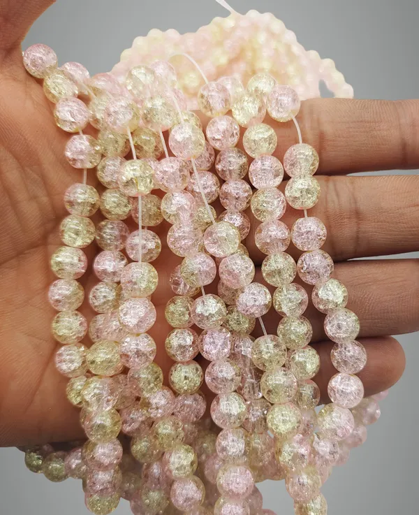 Yellow_And_Pink_Glass_Premium_Jewellery_Making_Beads_For_Jewellery_Making