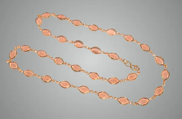 Copper_Crystal_Glass_Premium_Beaded_Necklace_Chain_For_Jewellery_Making
