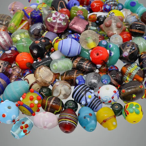 Multicolor_Glass_And_Metal_Alloy_Premium_Jewellery_Making_Beads_For_Jewellery_Making