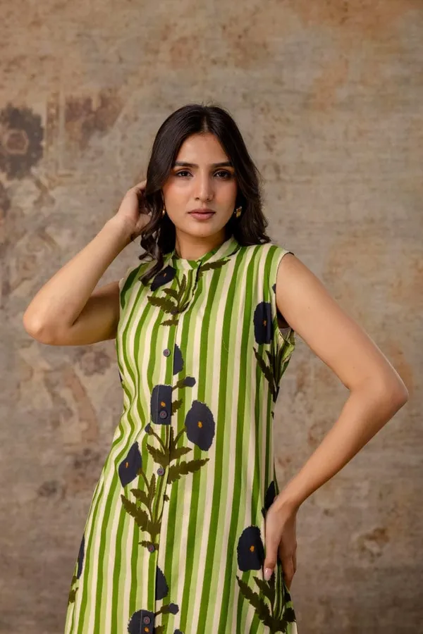 Green_Cotton_Co-Ord_Set_For_Women