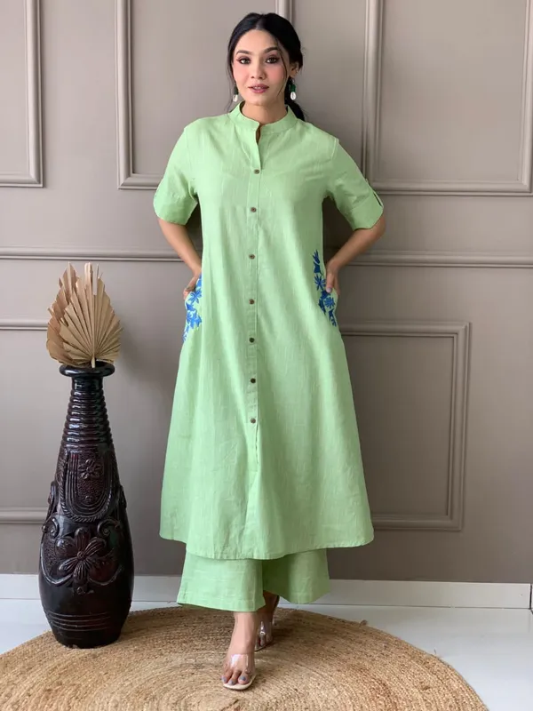 Mint_Green_Cotton_Co-Ord_Set_For_Women