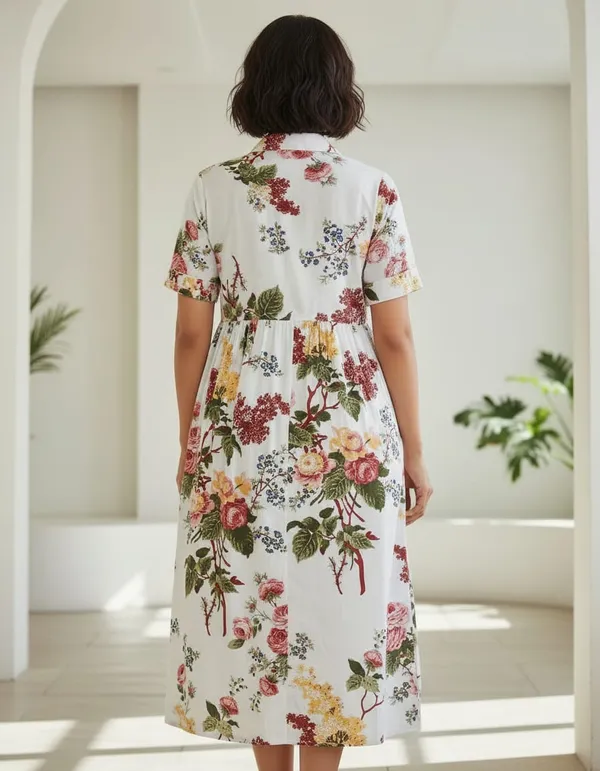 White_Cotton_One_piece_For_Women