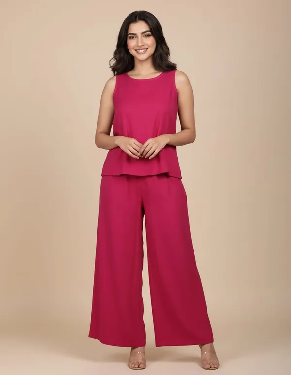 Pink_Cotton_Co-Ord_Set_For_Women