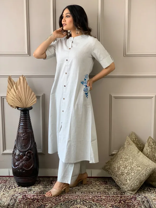 Off_White_Cotton_Co-Ord_Set_For_Women