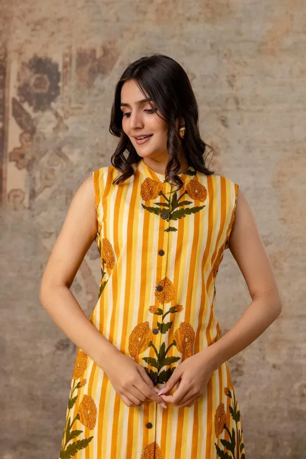 Yellow_Cotton_Co-Ord_Set_For_Women