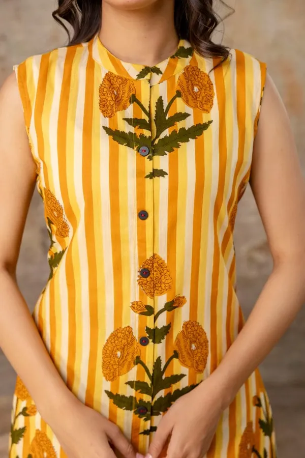 Yellow_Cotton_Co-Ord_Set_For_Women