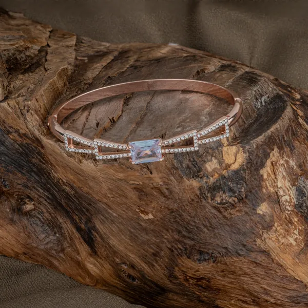 Rose_Gold_Glam_Bow_Bangle_Anti_Tarnish_Bracelet_And_Tile_Luxe_Bangle_Bracelet_For_Women_And_Girls_|_Pack_Of_2