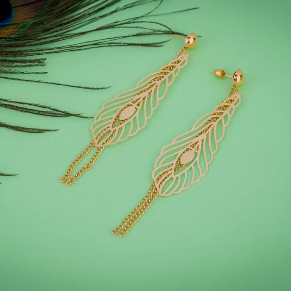 Golden_Leafy_Luxe_Drops_Anti_Tarnish_Earring_For_Women_And_Girls