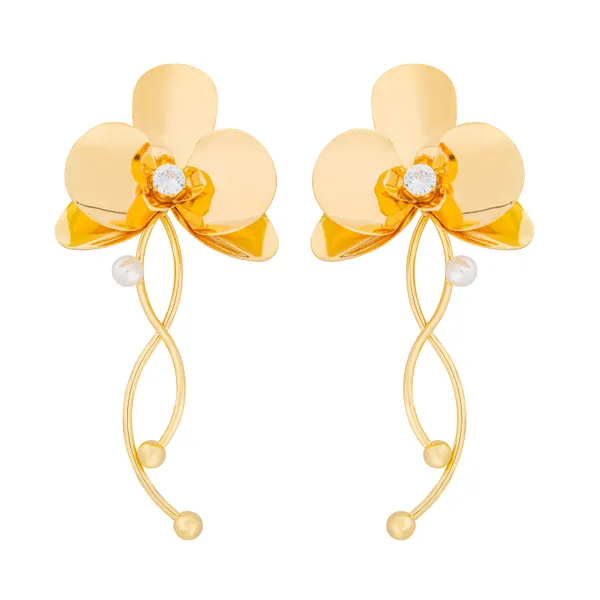 Golden_Bloom_Drops_Anti_Tarnish_Earring_For_Women_And_Girls