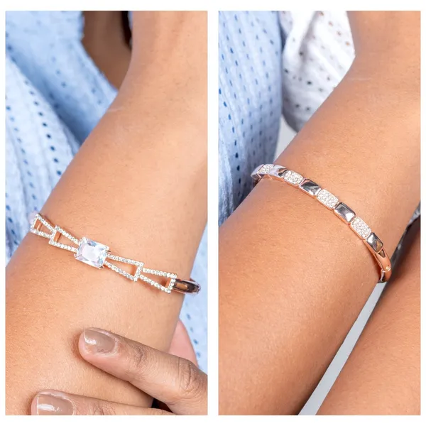 Rose_Gold_Glam_Bow_Bangle_Anti_Tarnish_Bracelet_And_Tile_Luxe_Bangle_Bracelet_For_Women_And_Girls_|_Pack_Of_2