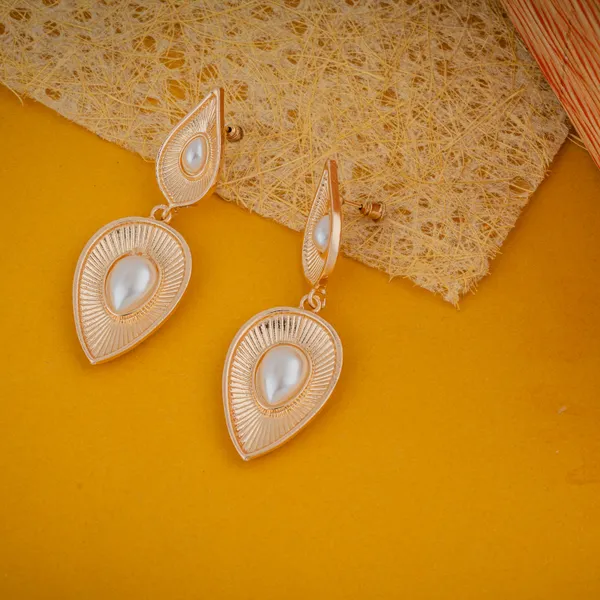 Golden_Teardrop_Classic_Anti_Tarnish_Earring_And_Silver_Pearl_Rose_Drops_Earring_For_Women_And_Girls_|_Pack_Of_2