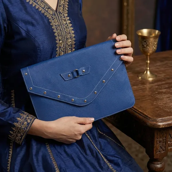 Navy_Blue_Plant_Based_Vegan_Leather_Laptop_Sleeve_for_Uni