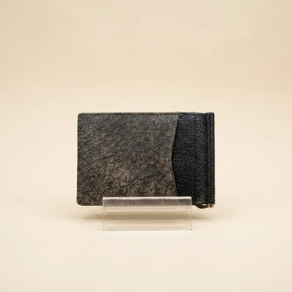 Black_Genuine_Leather_Clip_Wallet_for_Unisex