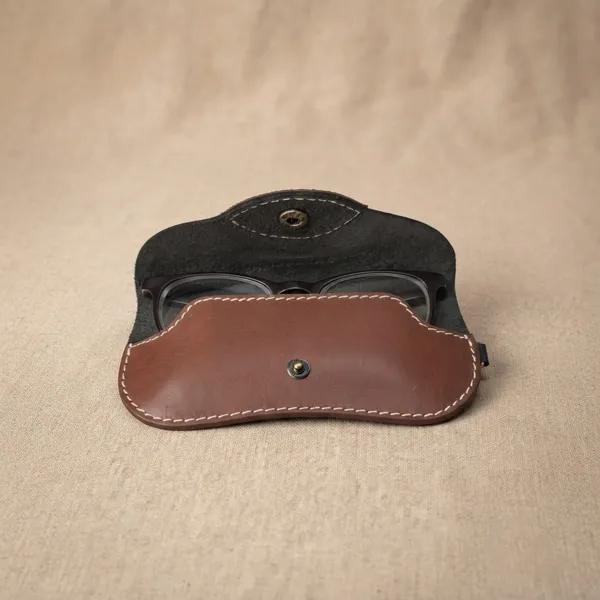 Black_&_Med.Brown__Genuine_leather_Spectacle_Case