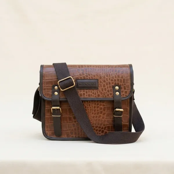 Coffee_Bean_Croco_Messenger_bag_for_Men