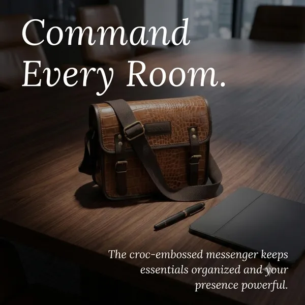 Coffee_Bean_Croco_Messenger_bag_for_Men