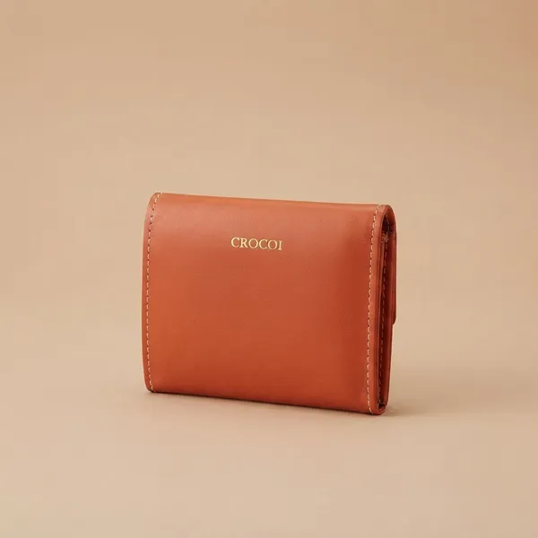 Orange_Genuine_Leather_Flap_Pouch