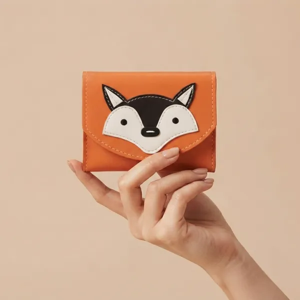 Orange_Genuine_Leather_Flap_Pouch