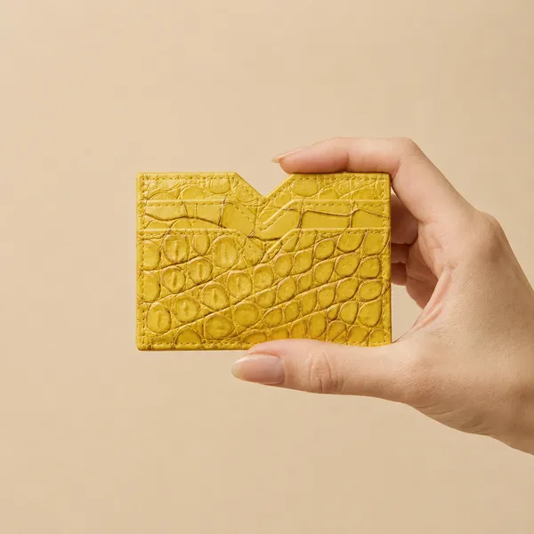 Yellow_Genuine_Leather_Credit_Card_Holder_for_Unisex