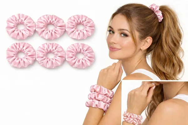 Organza_Scrunchies_For_Women_Gift_Hamper_For_Women_Blush_Pink
