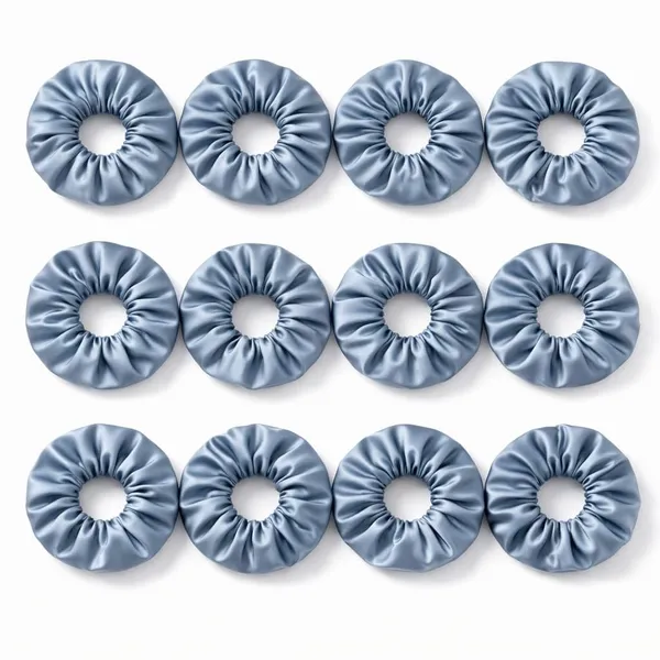 Organza_Scrunchies_For_Women_Gift_Hamper_For_Women_Steel_Blue_Grey