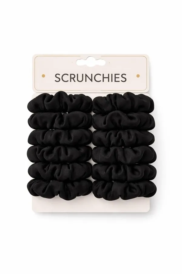 Organza_Scrunchies_For_Women_Gift_Hamper_For_Women_Midnight_Black