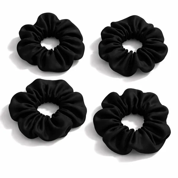 Organza_Scrunchies_For_Women_Gift_Hamper_For_Women_Midnight_Black