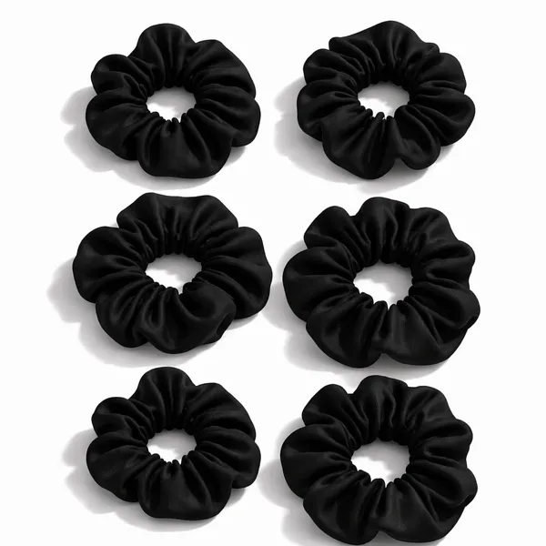 Organza_Scrunchies_For_Women_Gift_Hamper_For_Women_Midnight_Black