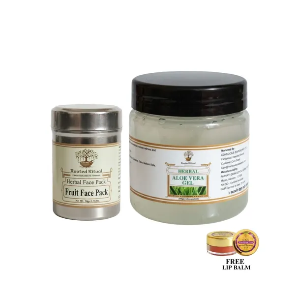 Natural_Fruit_Face_Pack_And_Aloevera_Gel_Lip_Balm_(Pack_Of_2)