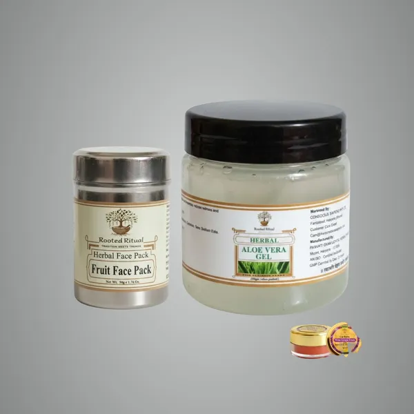 Natural_Fruit_Face_Pack_And_Aloevera_Gel_Lip_Balm_(Pack_Of_2)