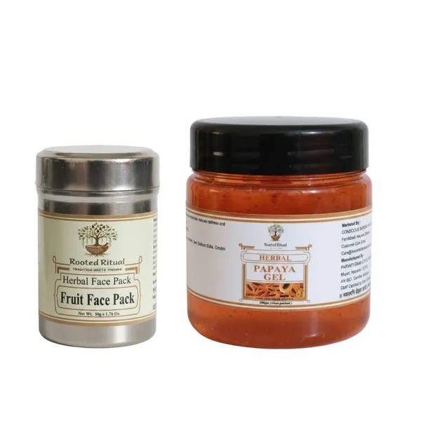 Fruit_Face_Pack_And_Papaya_Gel_(Pack_Of_2)