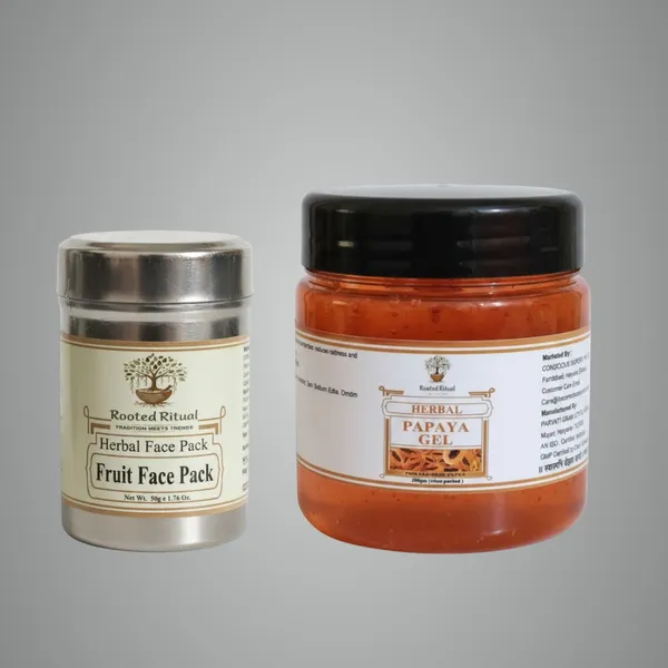 Fruit_Face_Pack_And_Papaya_Gel_(Pack_Of_2)
