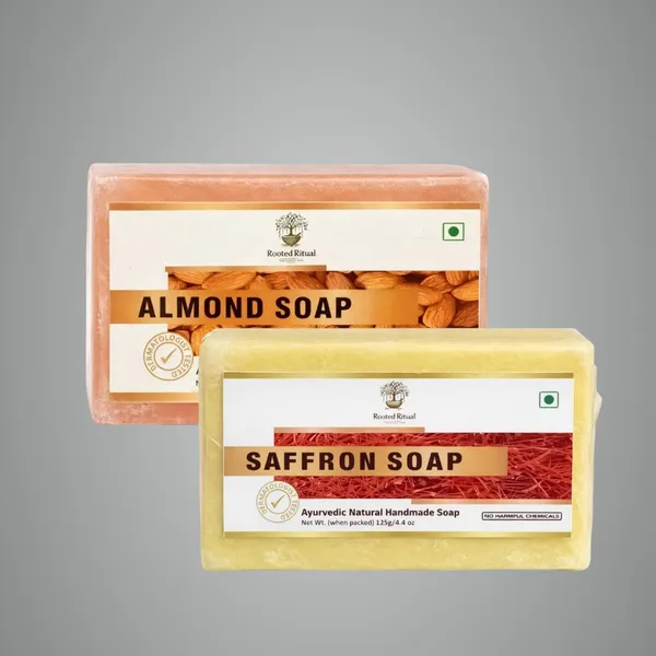 Natural_Almond_And_Saffron_Soap_For_Women_Pack_Of_2