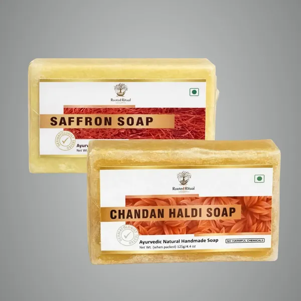 Natural_Saffron_And_Chandan_Haldi_Soap_For_Women_(Pack_Of_2)