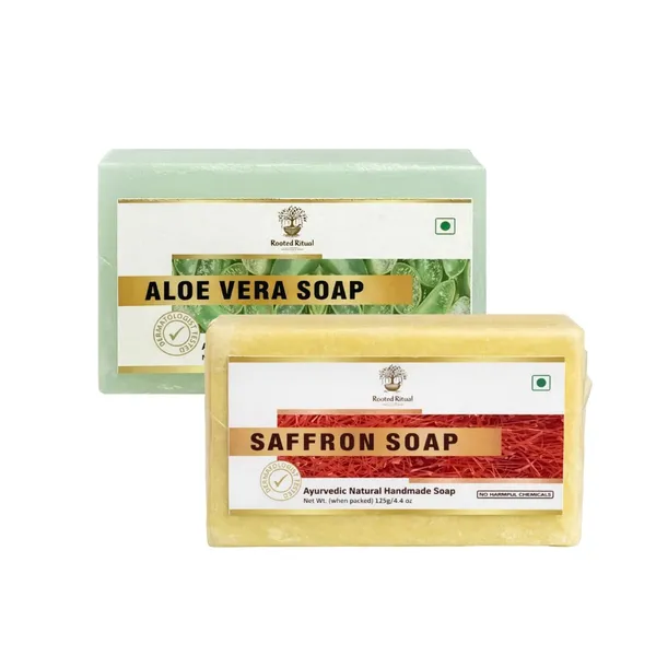 Natural_Aloevera_And_Saffron_Soap_For_Women_(Pack_Of_2)