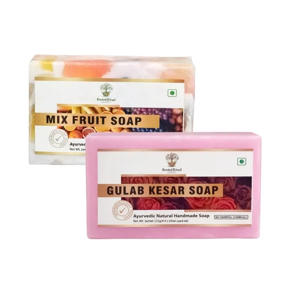 Natural_Mix_Fruit_And_Gulab_Kesar_Soap_For_Women_(Pack_Of_2)