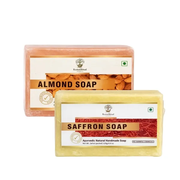 Natural_Almond_And_Saffron_Soap_For_Women_Pack_Of_2